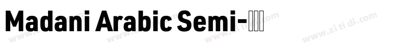 Madani Arabic Semi字体转换
